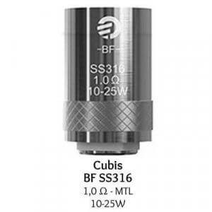 Pack de 5 résistances BF SS316 (1) pour Cubis - Joyetech