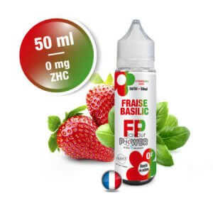 E-LIQUIDE FRAISE-BASILIC  50ML - FLAVOUR POWER