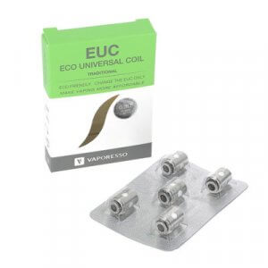 Pack de 5 résistances EUC coton (0.3)  - Vaporesso