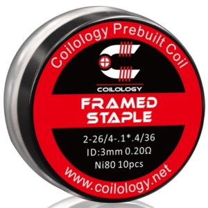 Pack 10 Framed Staple 0.20 ohm - Coilology