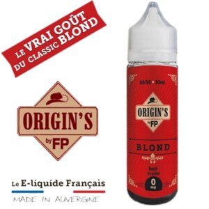Eliquide origin blond flavour power chez l'Atelier Vapote