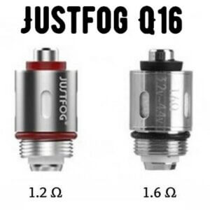 Pack de 5 résistance Jusfog Q16 chez Atelier Vapote