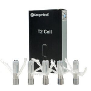 Pack de 5 resistance T2 kangertech chez Atelier Vapote