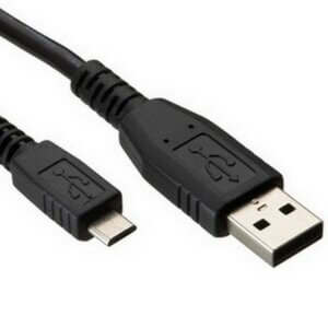 cable micro usb noir 2 chez Atelier Vapote