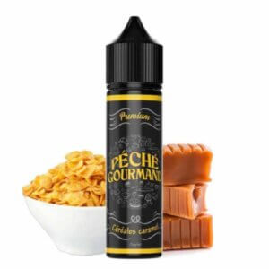 cereales-caramel-50ml péché gourmand chez Atelier Vapote