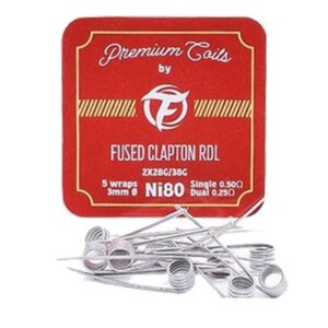 Pack de 10 résistances Fumytech Fused Clapton 0.5ohms RDL chez Atelier Vapote