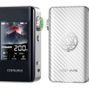 Box Centaurus Lost Vape Silver Carbon chez Atelier Vapote