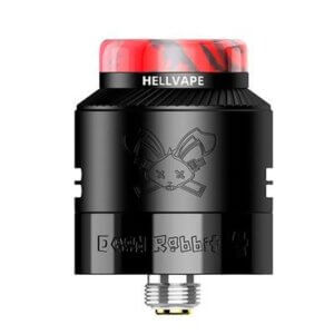 Dripper Dead Rabbit 4 RDA Hellvape Matte Full Black chez atelier Vapote