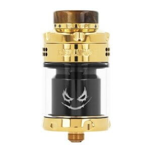 atomiseur dead rabbit v3 rta joker edition Shiny Gold Black de hellvape Chez Atelier Vapote