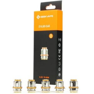Pack de 5 résistance Zeus 0,2 ohms de Geekvape chez atelier Vapote