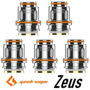 Pack de 5 résistance Zeus de Geekvape chez atelier Vapote